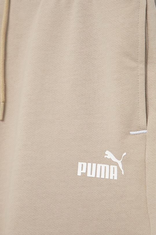 Dječje pamučne kratke hlače Puma bež 848405