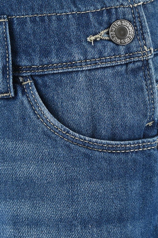 Levi's salopete din denim pentru copii bleumarin 4EE380.G