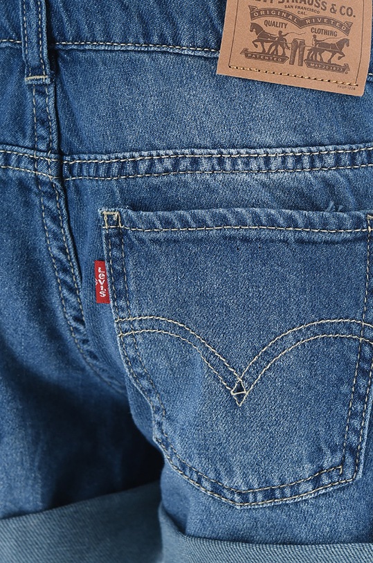 Levi's salopete din denim pentru copii 4EE380.G bleumarin