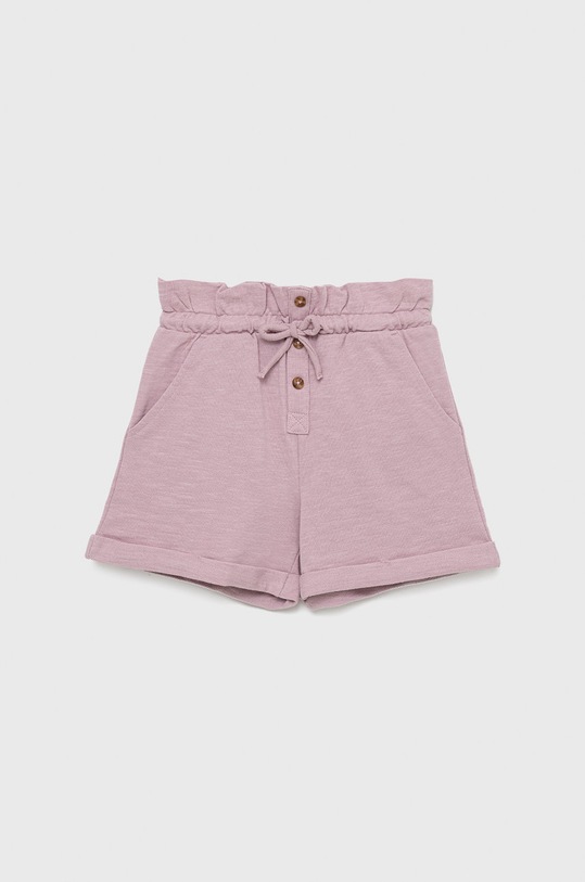 Dětské bavlněné šortky United Colors of Benetton pletenina růžová 3BGUC900C.G