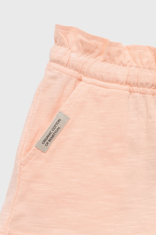 DÍVKA Dětské bavlněné šortky United Colors of Benetton 3F42C900U.G růžová