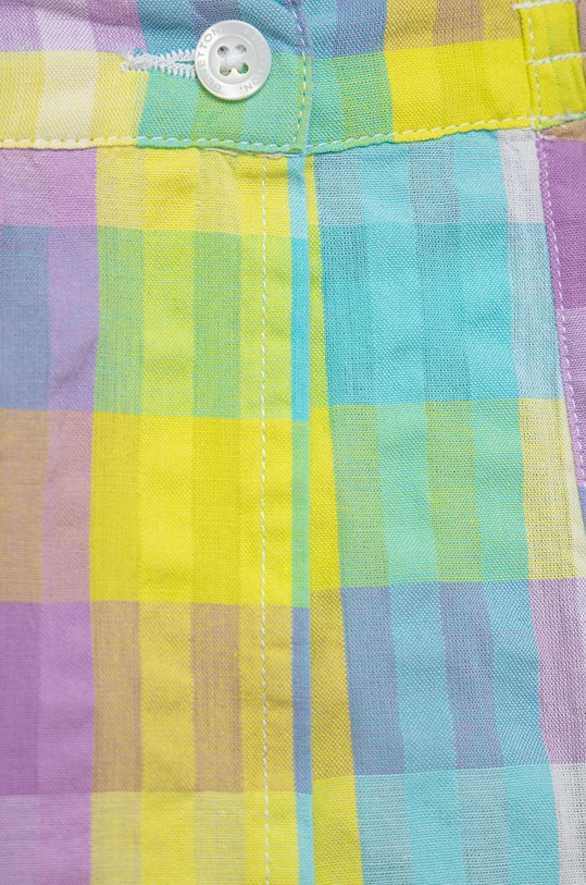 Djevojčice Dječje pamučne kratke hlače United Colors of Benetton 41CFC900T.G šarena