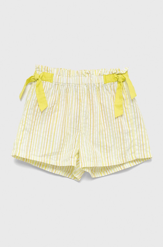 Dječje pamučne kratke hlače United Colors of Benetton casual zlatna 41CFG900G.P