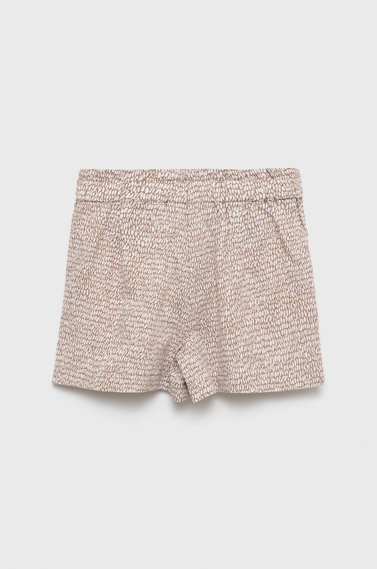 Dětské plátěné šortky United Colors of Benetton 4PL9C900G.G béžová SS22