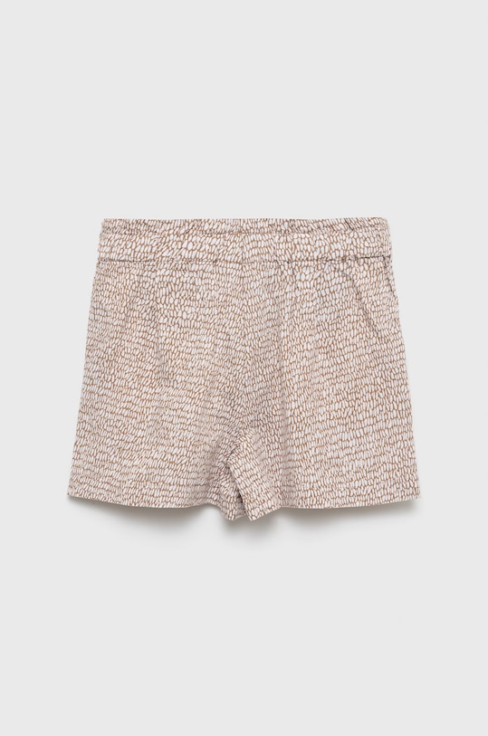 Dětské plátěné šortky United Colors of Benetton 4PL9C900G.G béžová SS22