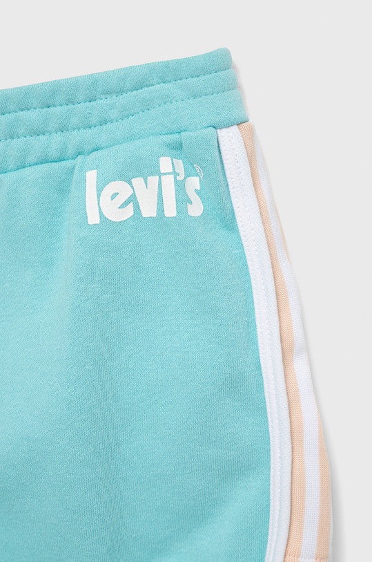 DÍVKA Dětské kraťasy Levi's 4EE404.G tyrkysová