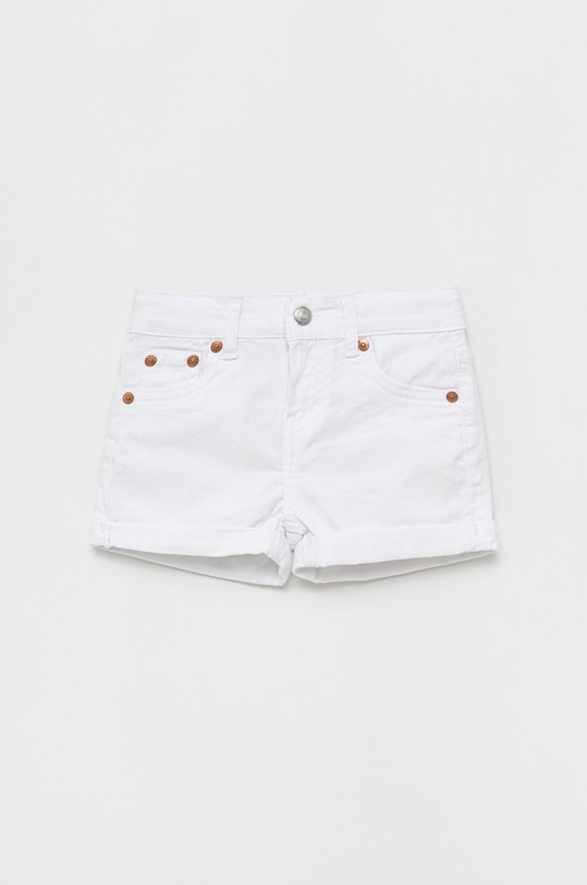 Levi's pantaloni scurti din denim pentru copii casual alb 3E4536.G