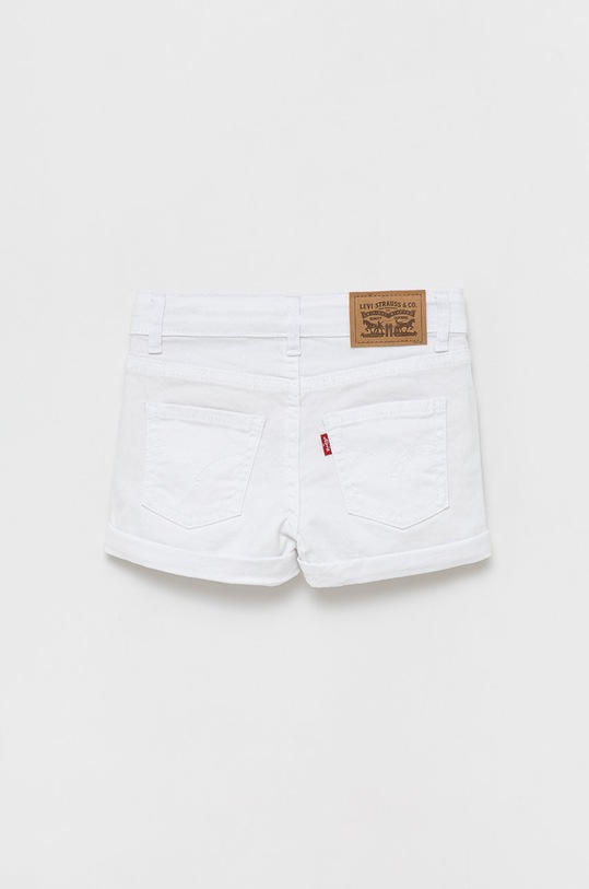 Levi's pantaloni scurti din denim pentru copii 3E4536.G alb SS22