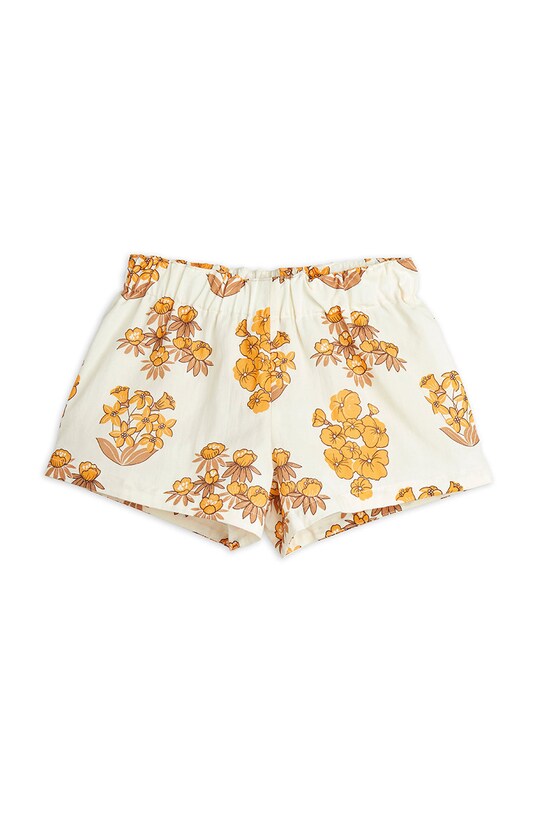 Παιδικό βαμβακερό σορτς Mini Rodini 2223010413 μπεζ SS22