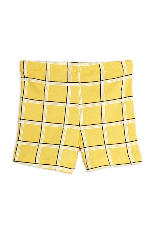 Fete Mini Rodini pantaloni scurți din bumbac pentru copii 2223013023 galben