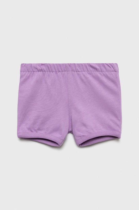 Dětské bavlněné šortky United Colors of Benetton bavlna fialová 3MI5A9001.W