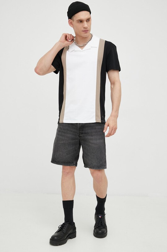 Τζιν σορτς Jack & Jones βαμβάκι γκρί 12201733.GreyDenim
