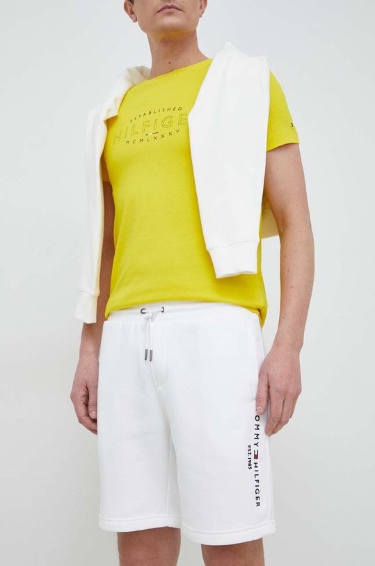 Tommy Hilfiger szorty dzianina biały MW0MW22198.PPYY