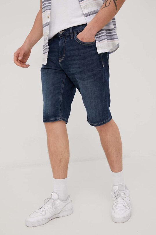 Tom Tailor szorty jeansowe 1029860.10282 granatowy SS22