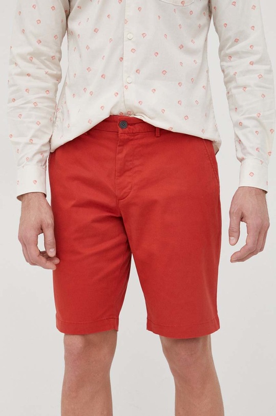 Kratke hlače Tommy Hilfiger Harlem 1985 bez uzorka crvena MW0MW23568.PPYY