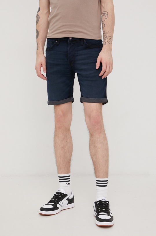 Traper kratke hlače Jack & Jones traper mornarsko plava 12201637.BlueDenim