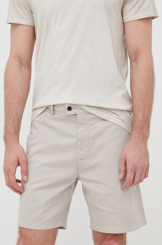 Tiger Of Sweden pantaloni scurti cu elastan gri T61891058