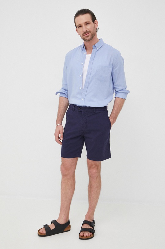 Tiger Of Sweden pantaloni scurti T61891058 bleumarin SS22