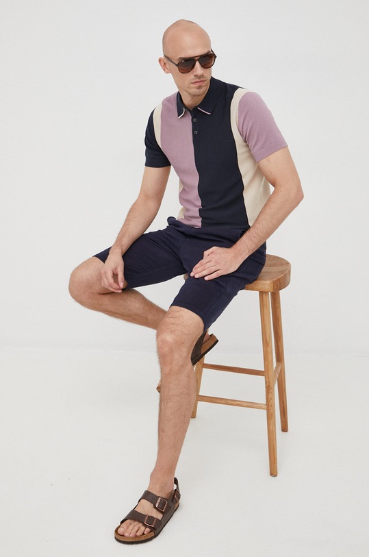 Kraťasy Guess M2GD02.WEHW3 námořnická modř SS22