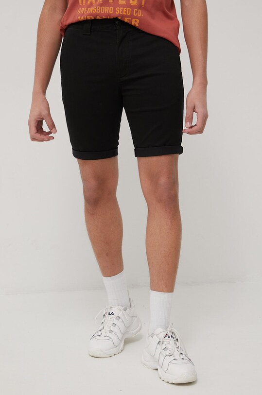 Шорти Tommy Jeans Scanton з еластаном чорний DM0DM13221.PPYY
