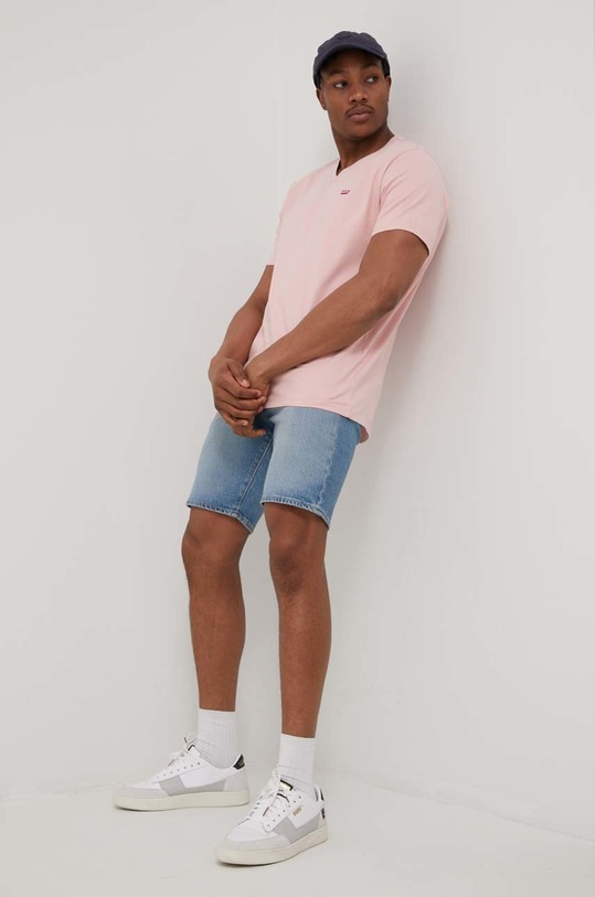 Levi's szorty jeansowe 36512.0154 niebieski SS22