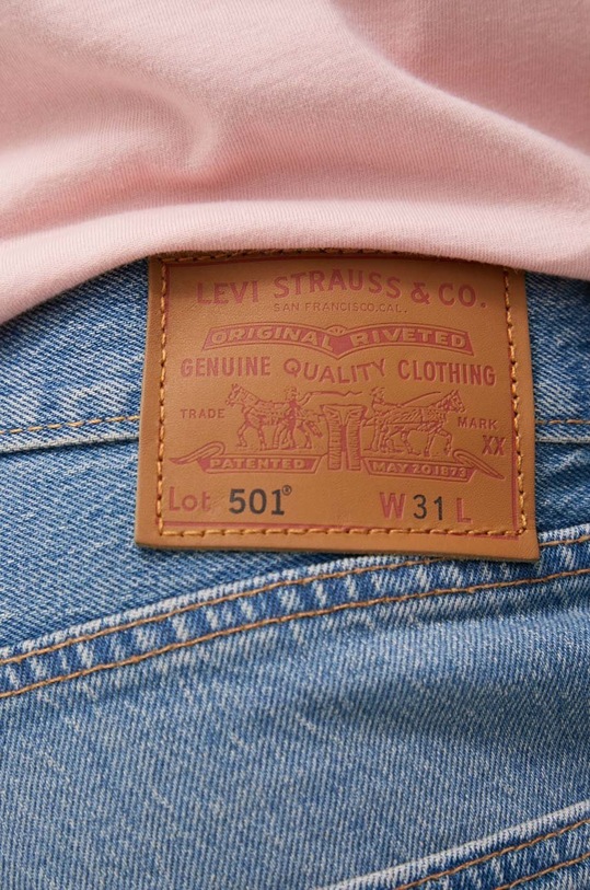 Levi's szorty jeansowe niebieski 36512.0154
