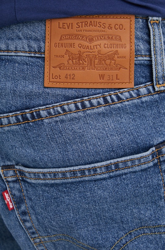 Levi's szorty jeansowe granatowy 39387.0050