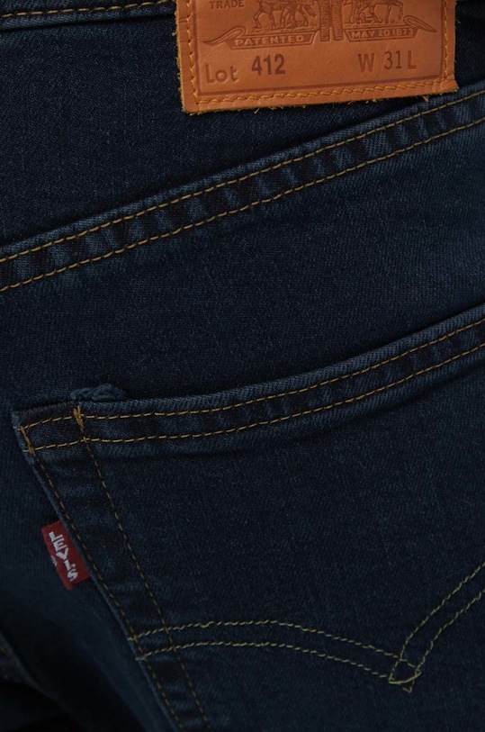 Levi's szorty jeansowe granatowy 39387.0058