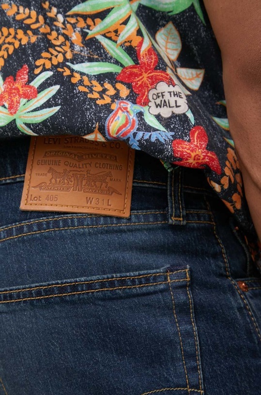 Levi's pantaloni scurti jeans bleumarin 39864.0061