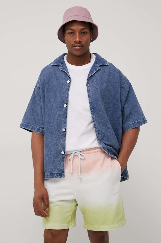 Levi's szorty bawełniane wzorzyste multicolor A1062.0008