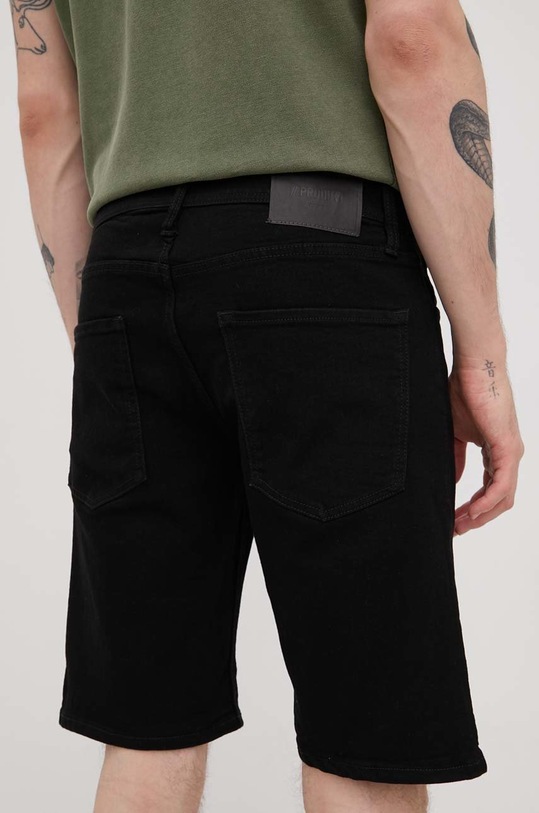 Oblečenie Rifľové krátke nohavice Produkt by Jack & Jones 12149626.Black čierna