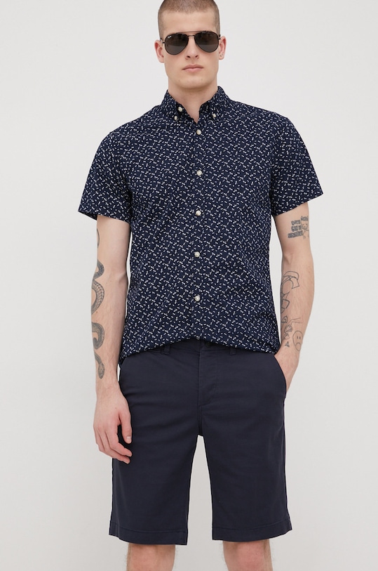 Produkt by Jack & Jones szorty z elastanem granatowy 12186364.NavyBlazer