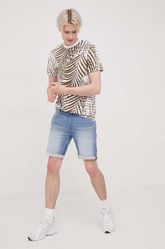 Produkt by Jack & Jones szorty jeansowe 12208608.LightBlueD niebieski SS22
