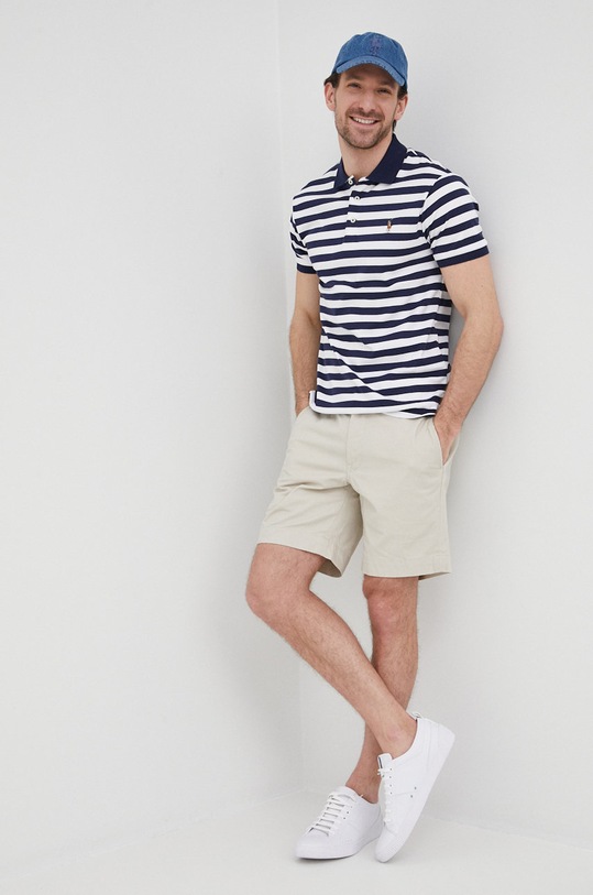 Polo Ralph Lauren szorty 710799213018 z elastanem beżowy 710799213018
