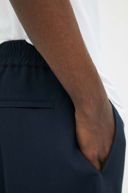 Samsoe Samsoe pantaloni scurți bleumarin M20300051