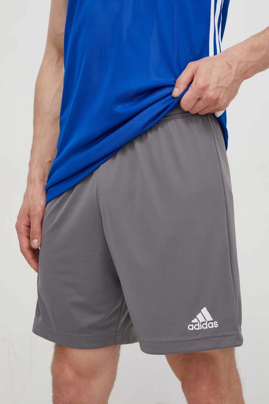 adidas Performance pantaloni scurți de antrenament Entrada 22 tricotaj gri H57505