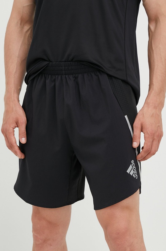 adidas Performance pantaloni scurți de alergare Designed 4 Running panza negru H58578