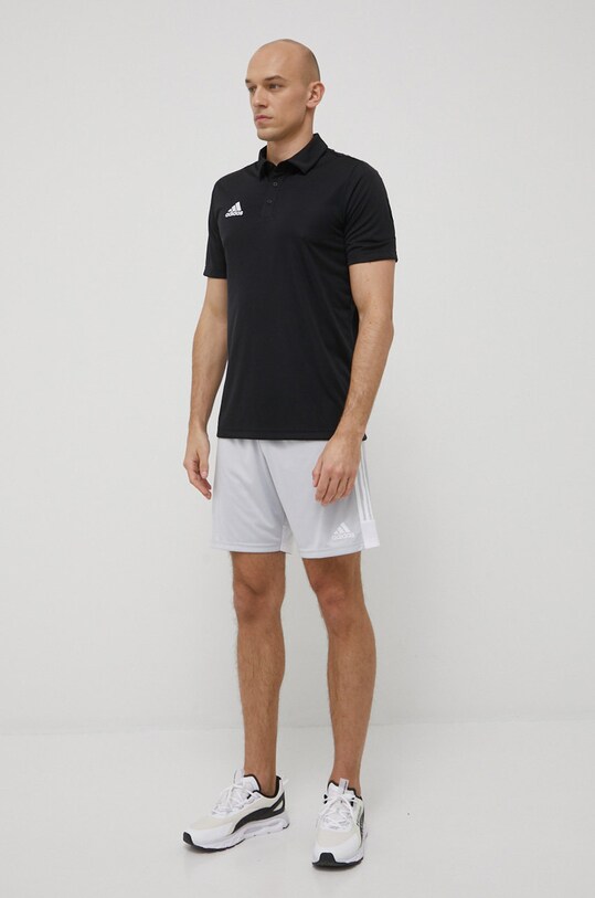 Σορτς προπόνησης adidas Performance Tastigo 19 πλεκτό ύφασμα γκρί GV1614