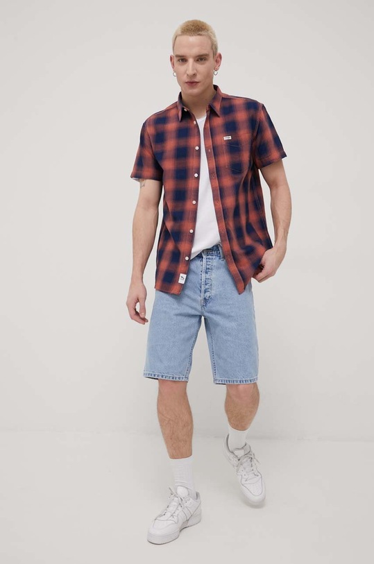 Bavlněné riflové kraťasy Dr. Denim 2120102G8.G81 modrá SS22