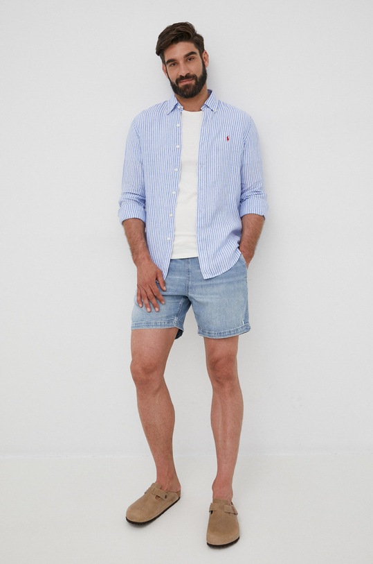 Джинсовые шорты Polo Ralph Lauren 710830872001 голубой SS22