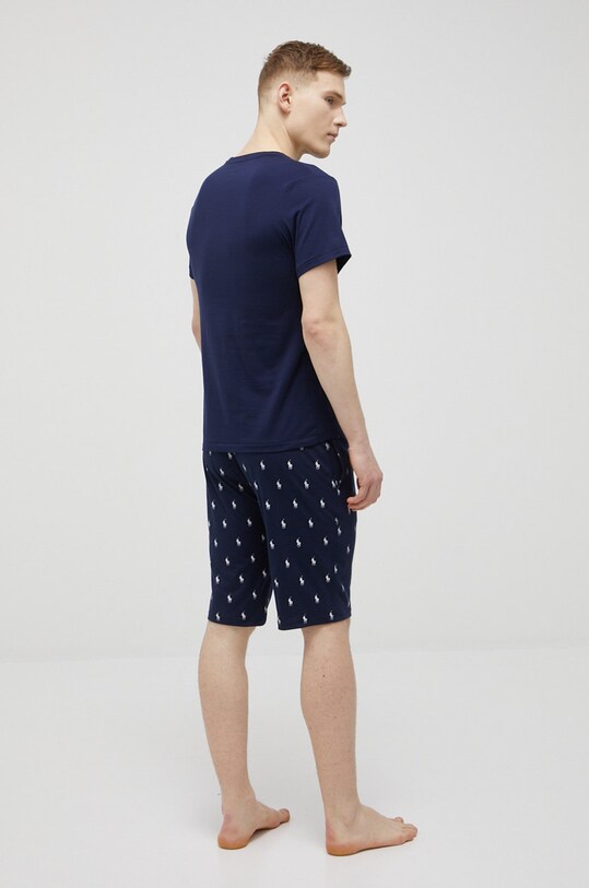 Polo Ralph Lauren piżama bawełniana 714866474001 granatowy 714866474001