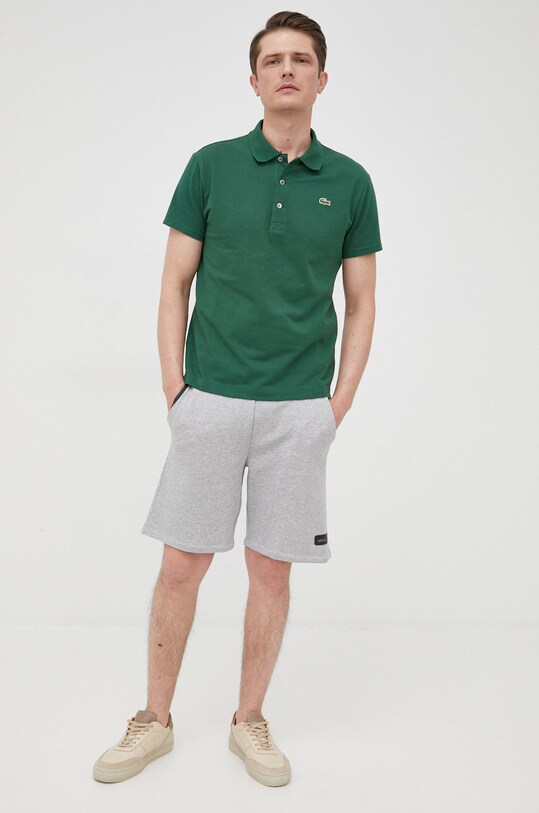 Lamborghini pantaloni scurti din bumbac bumbac gri 72XBD010