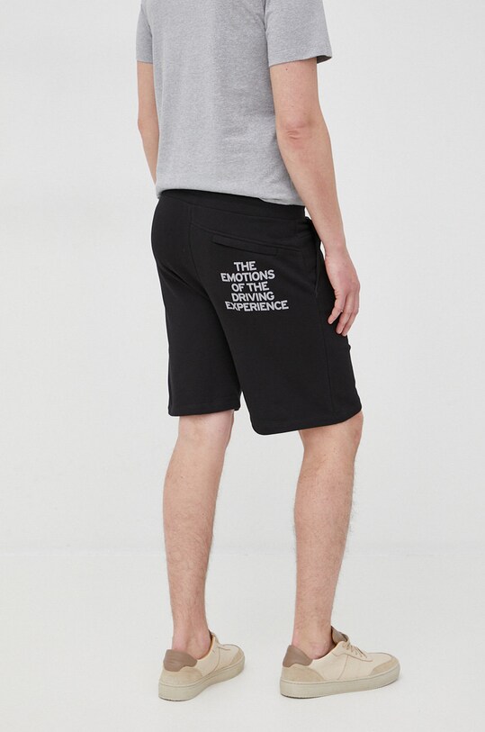 Îmbrăcăminte Lamborghini pantaloni scurti din bumbac 72XBD010 negru