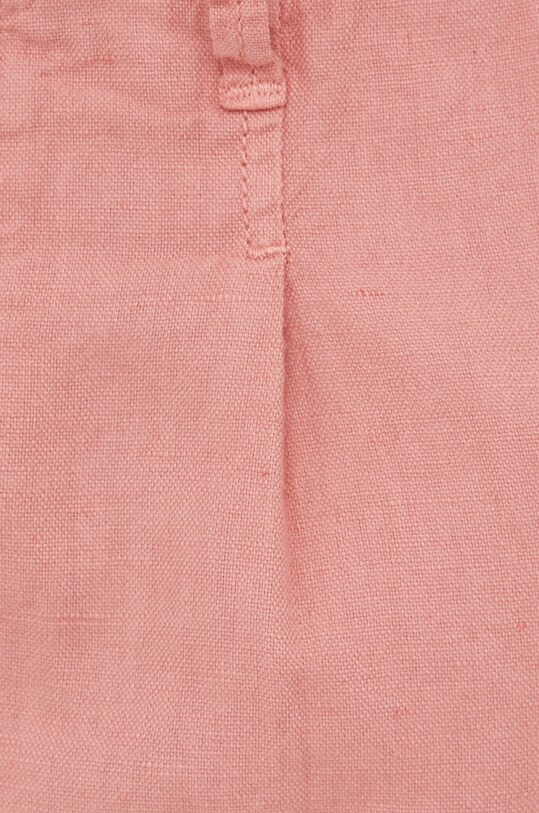 Pepe Jeans szorty z domieszką lnu ARKIN SHORT LINEN różowy PM800913.370