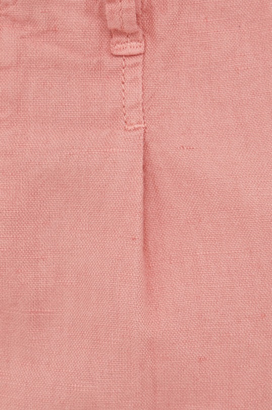 Pepe Jeans szorty z domieszką lnu ARKIN SHORT LINEN różowy PM800913.370