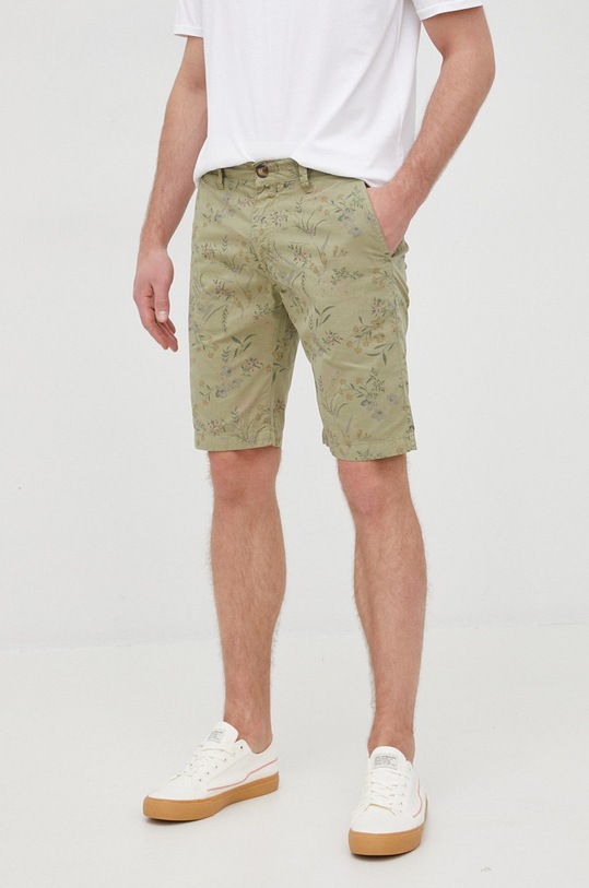 Pamučne kratke hlače Pepe Jeans Mc Queen Short Garden pamuk zelena PM800925.684