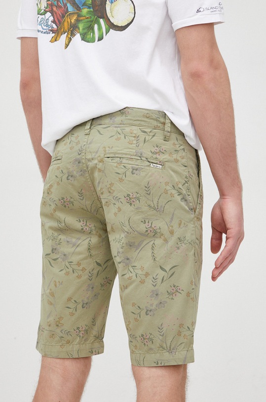 Odjeća Pamučne kratke hlače Pepe Jeans Mc Queen Short Garden PM800925.684 zelena