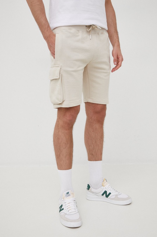 Bavlnené šortky Pepe Jeans Drake bavlna béžová PM800911.819