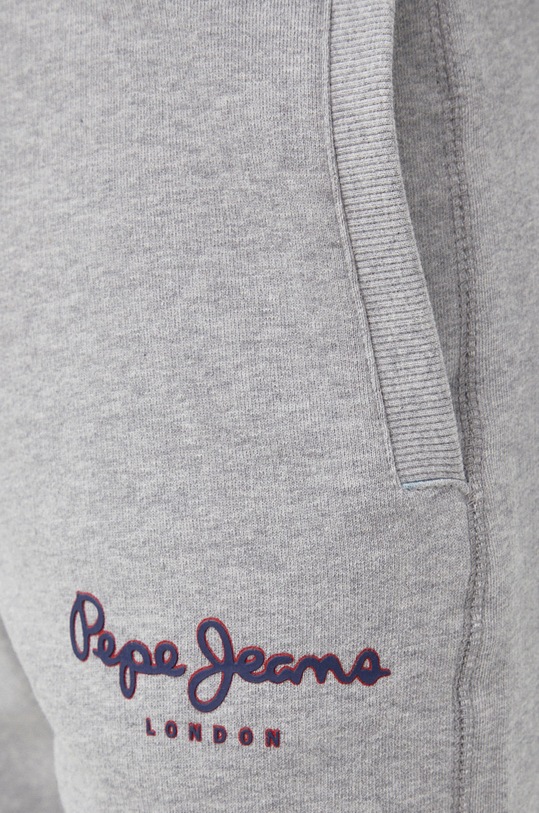Pepe Jeans pamut rövidnadrág George Short szürke PM800912.933