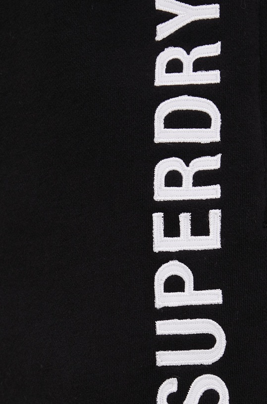 Superdry pantaloni scurti din bumbac negru M7110319A.02A